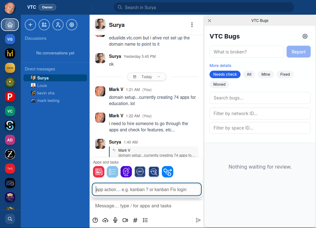 home.screenshots.workplace_caption_title in VTC