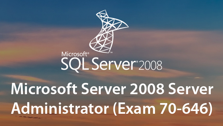 Microsoft Server 2008 Server Administrator (Exam 70-646)