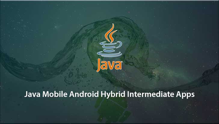 Java Mobile Android Hybrid Intermediate Apps